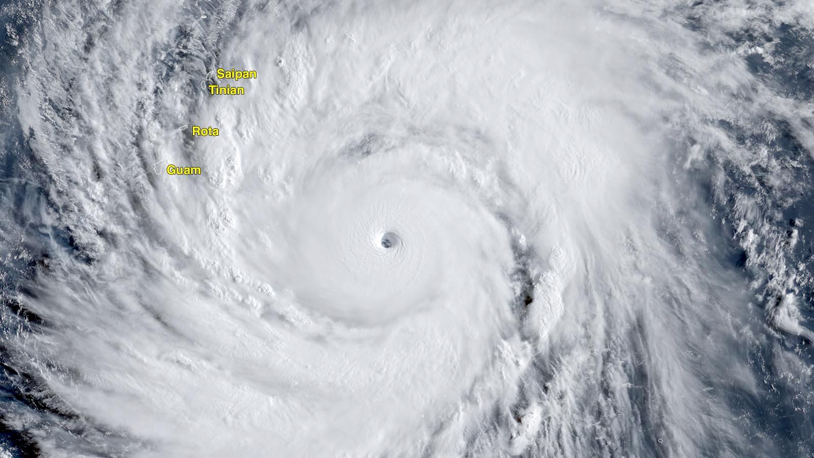 Super Typhoon Sinlaku Hits Northern Mariana Islands With 185 Mph Winds