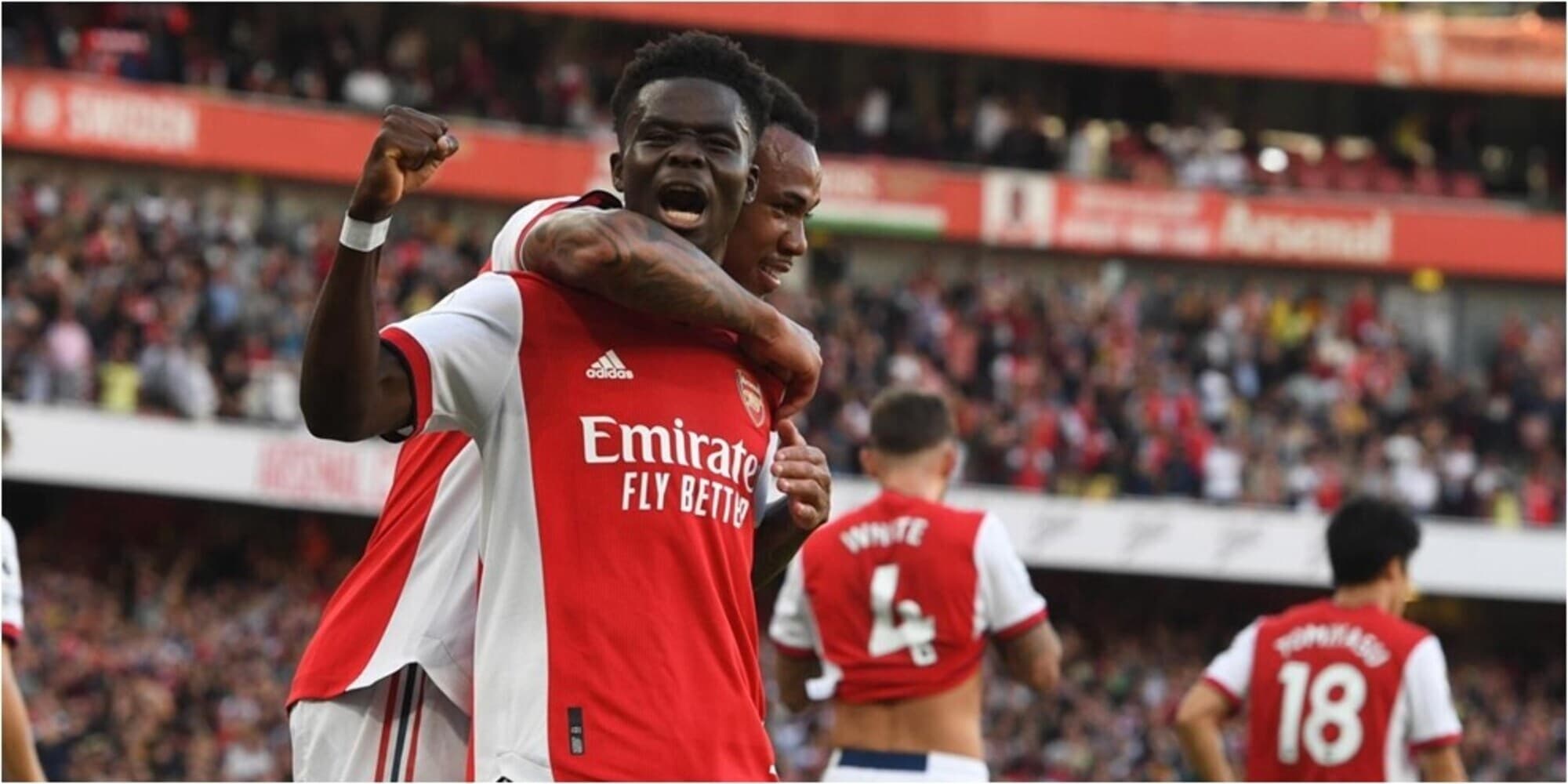 Arsenal Beat Tottenham 3-1 as Saka Stars, Arteta Secures Third Straight Win