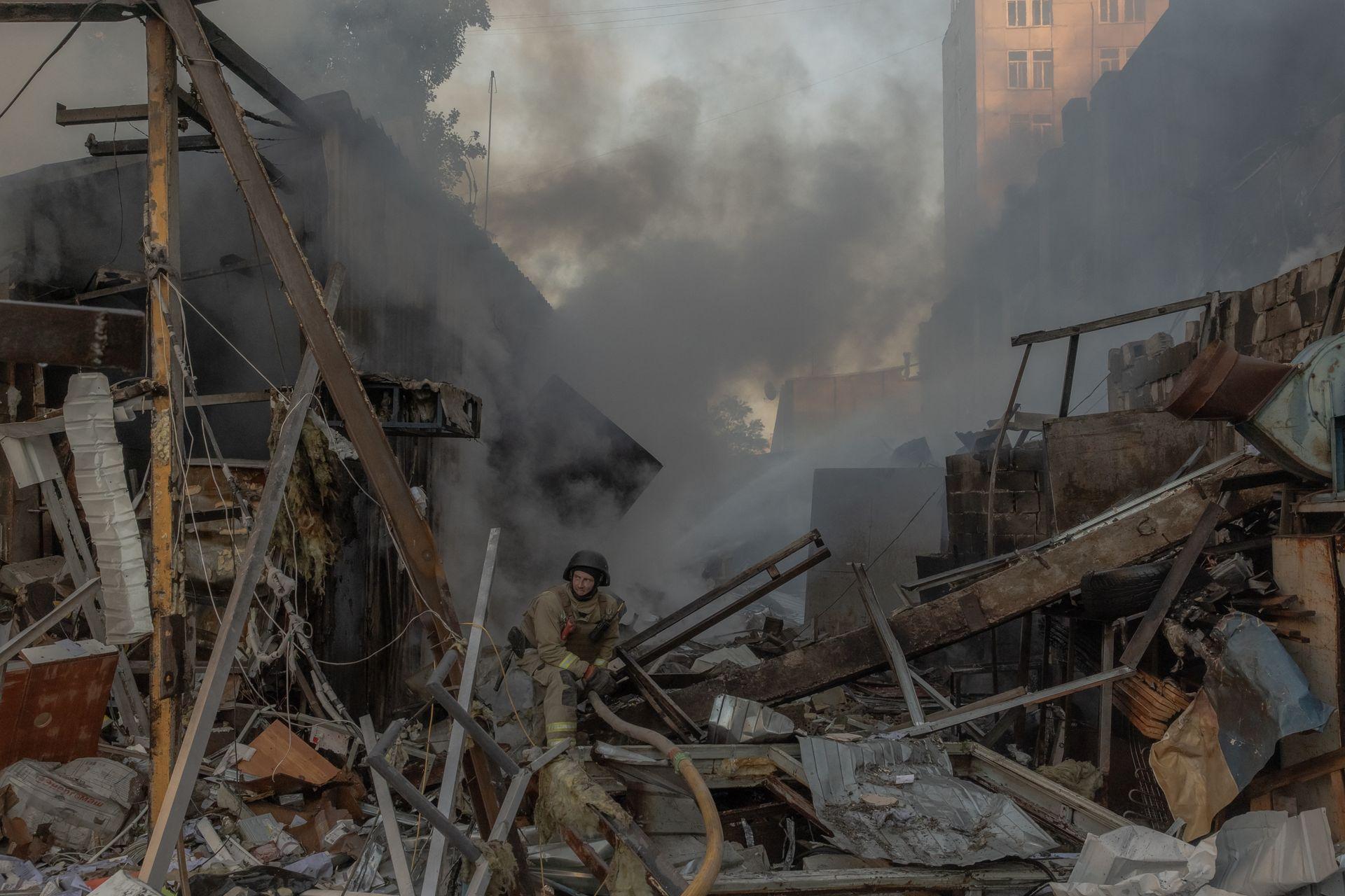 Russia Missile And Drone Attack Kills 10 In Kyiv, Damages EU Delegation Headquarters