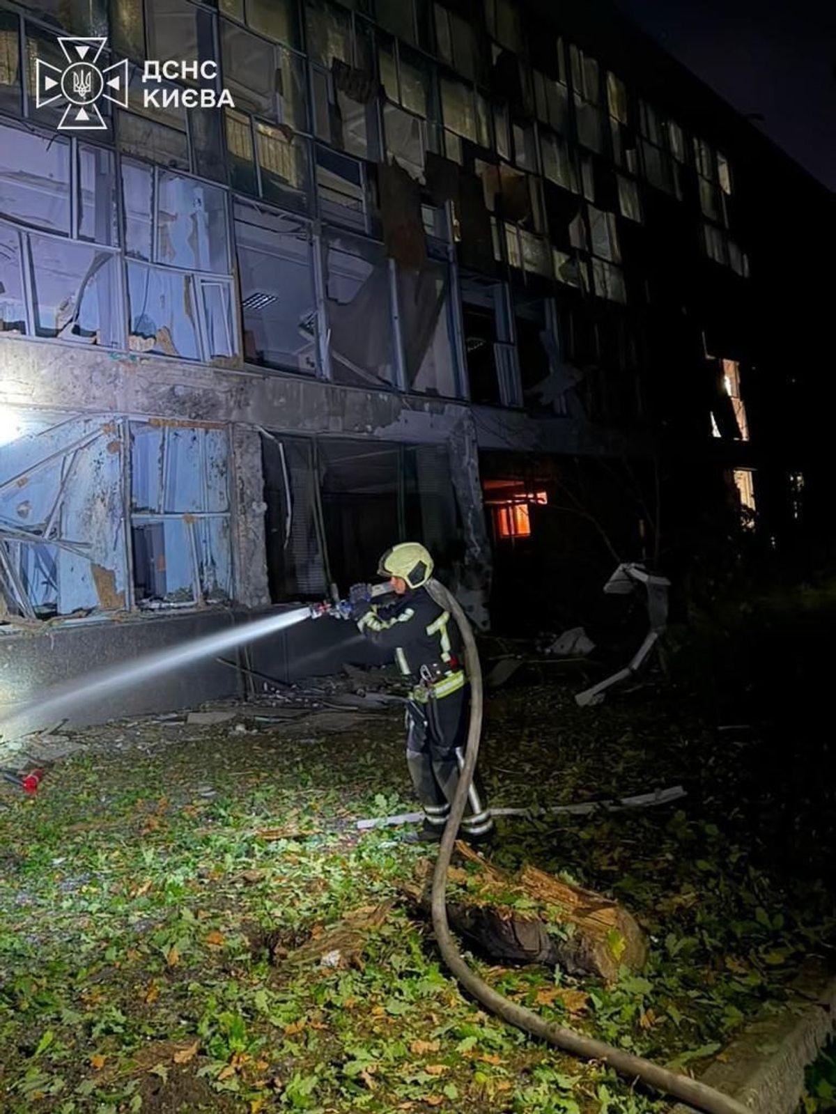 Russia Strikes Kyiv With Missiles And Drones After U.S. Sanctions Bill Approval
