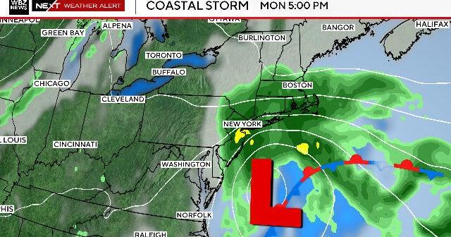 Nor’easter Pounds East Coast With Coastal Flooding, Heavy Rain, and Strong Winds