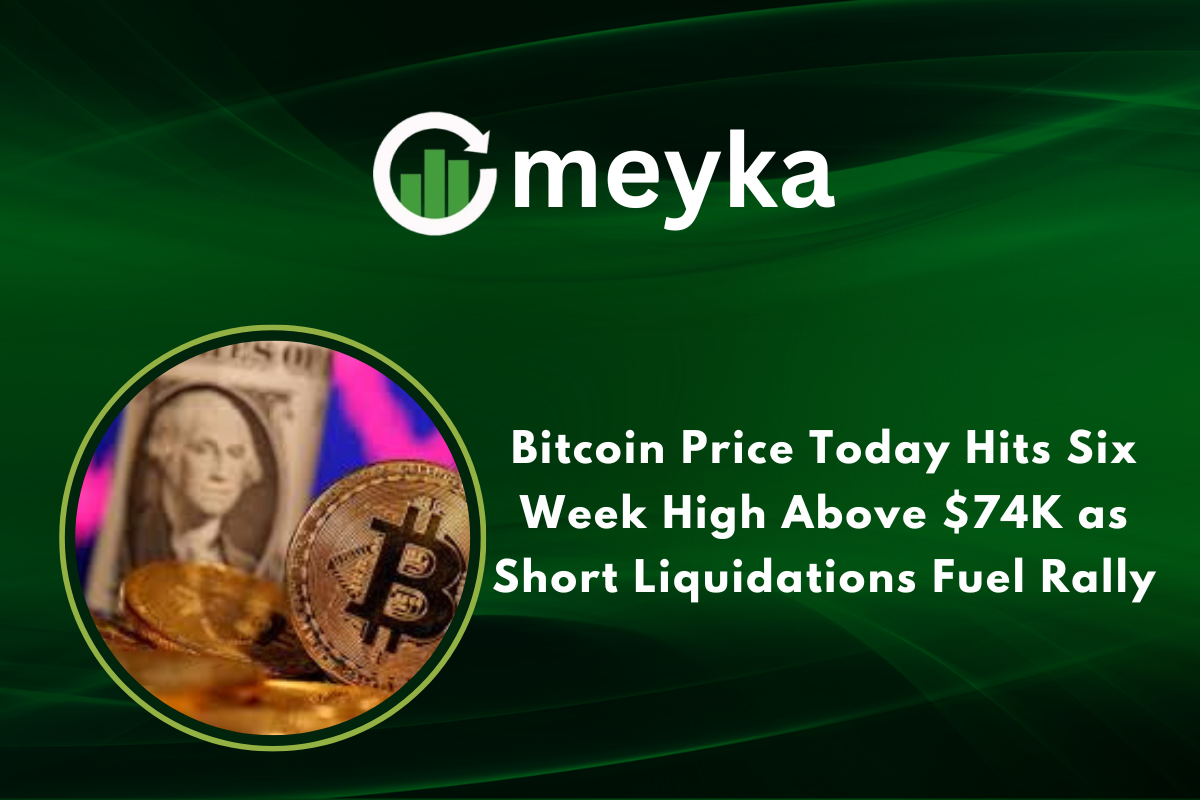 Bitcoin Hits Six-Week High Above $74,000 as Short Liquidations Fuel Rally