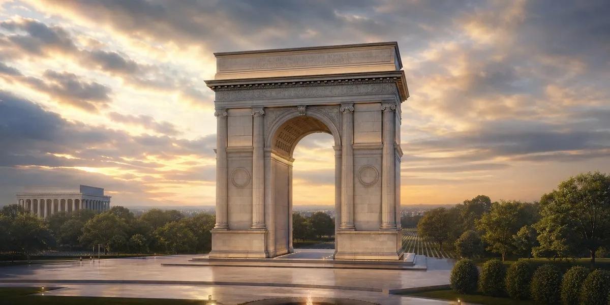 Trump Administration Releases Final Plans For 250-Foot Triumphial Arch Omitting Military Complex