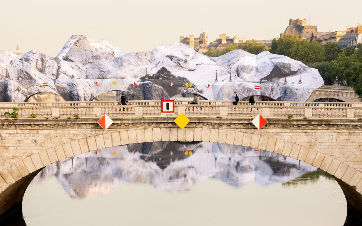 JR Transforms Paris’ Pont-Neuf Into La Caverne Du Pont-Neuf Immersive Installation