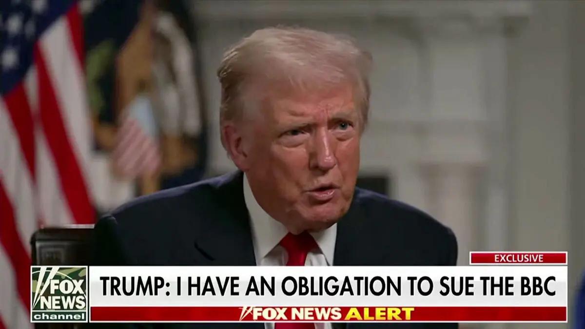 Trump Threatens $1bn Lawsuit Against BBC Over Misleading Edit of His Jan 6 Speech