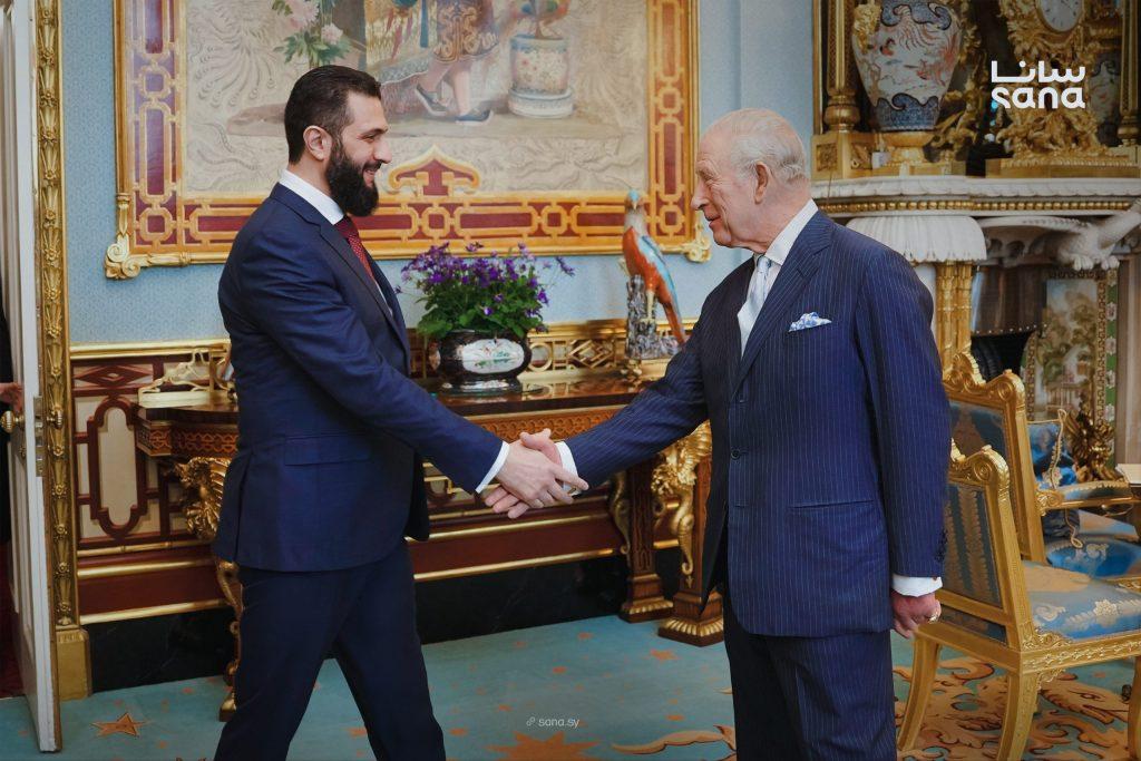 Ahmed al-Charaa Visits UK, Meets King Charles and Starmer