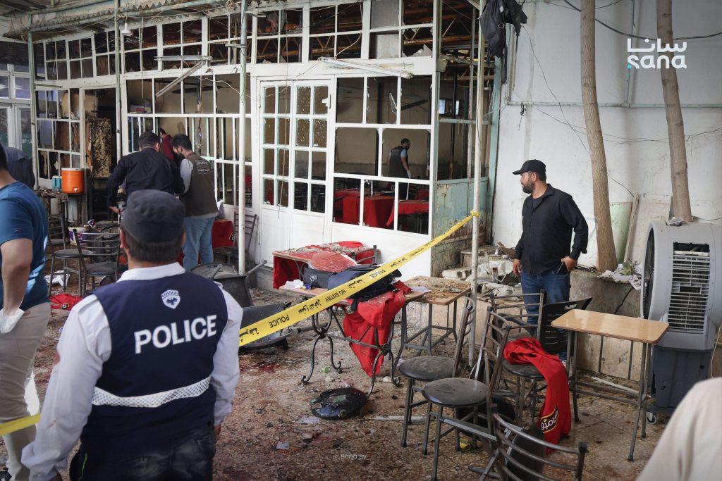 Bomb Blast Kills At Least Nine in Damascus Cafe Near Palace of Justice