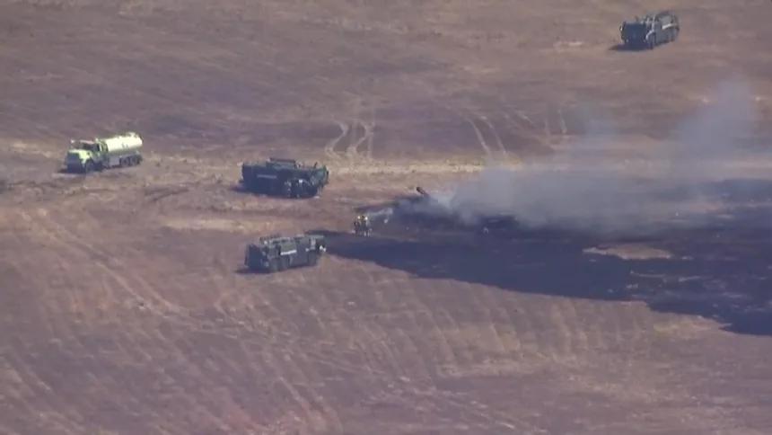U.S. Marine Corps F-35B Crashes Near Marine Corps Air Station Miramar, Pilot Ejects