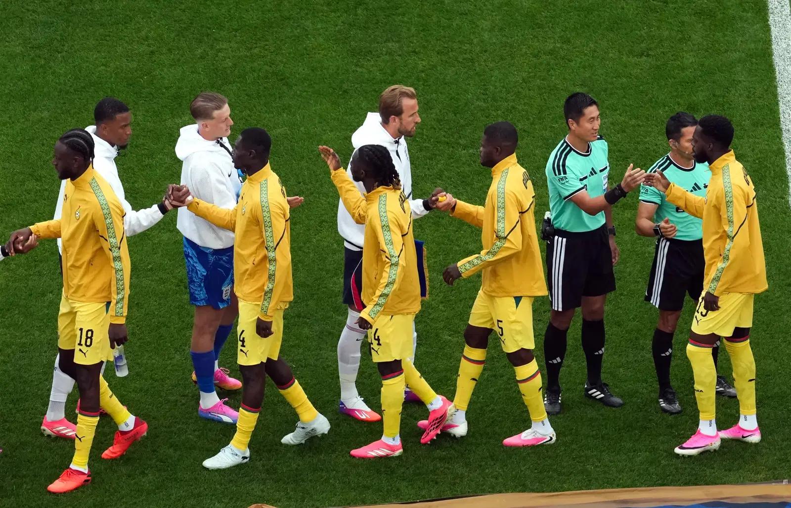 Djed Spence Skips Handshake With Rape-Accused Thomas Partey Before England Vs Ghana
