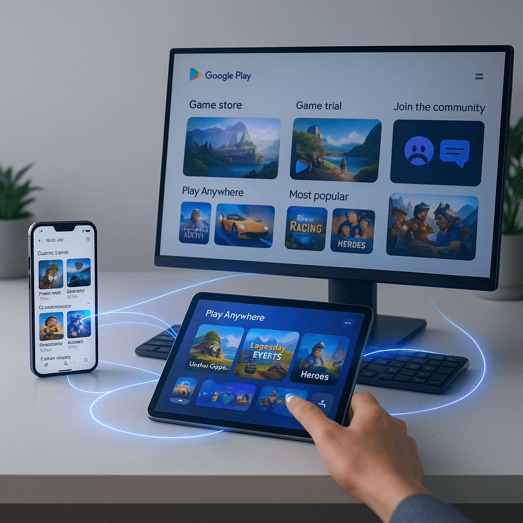 Google Turns Play Store into PC Gaming Hub, Challenges Steam and Epic with Free Trials