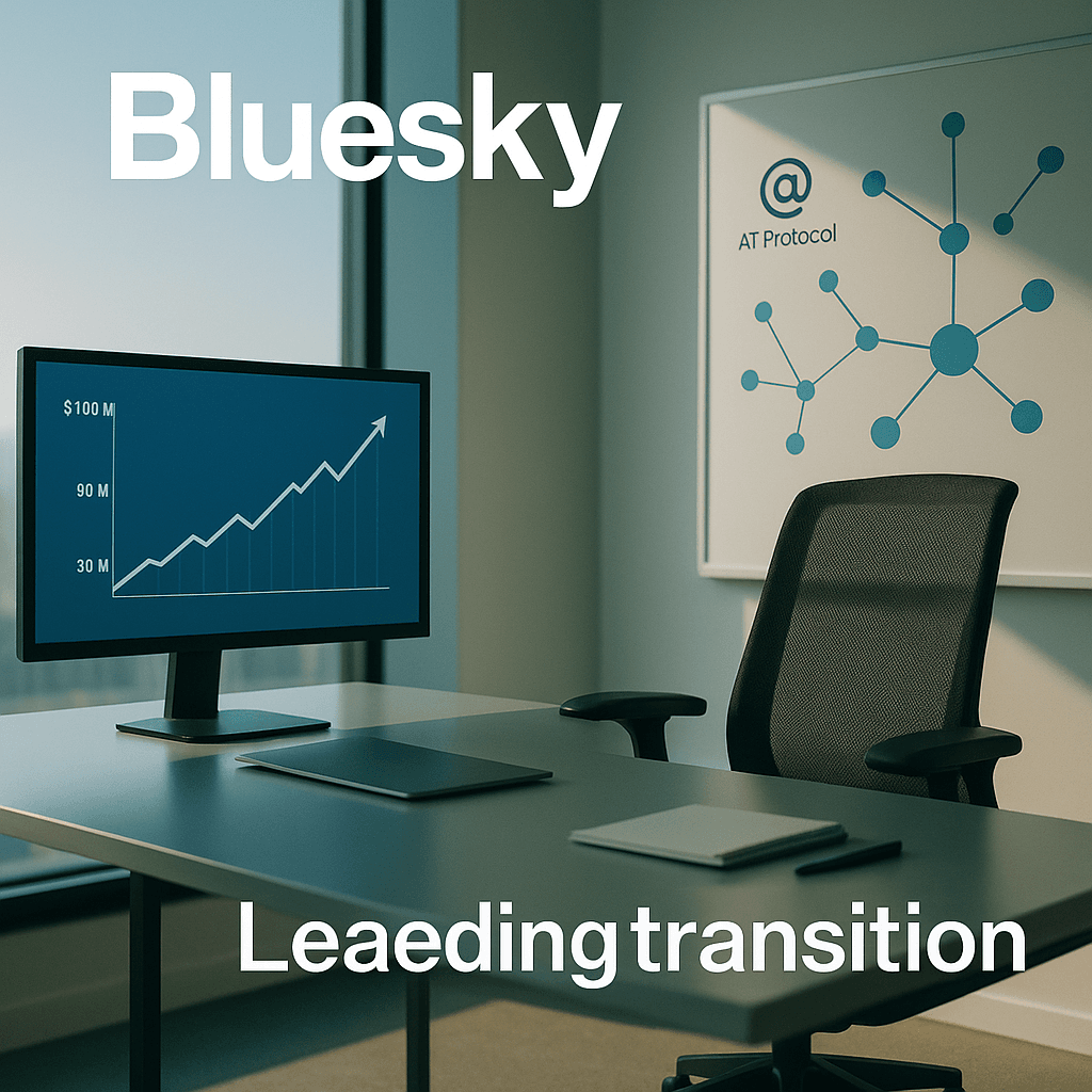 Bluesky closes $100M Series B after CEO steps down