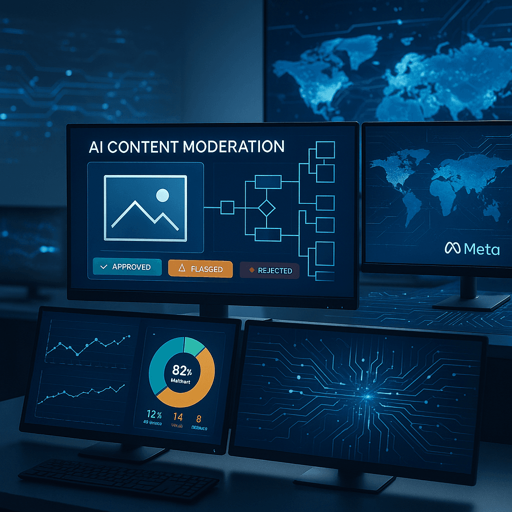 Meta Replaces Human Moderators with AI Across Facebook and Instagram