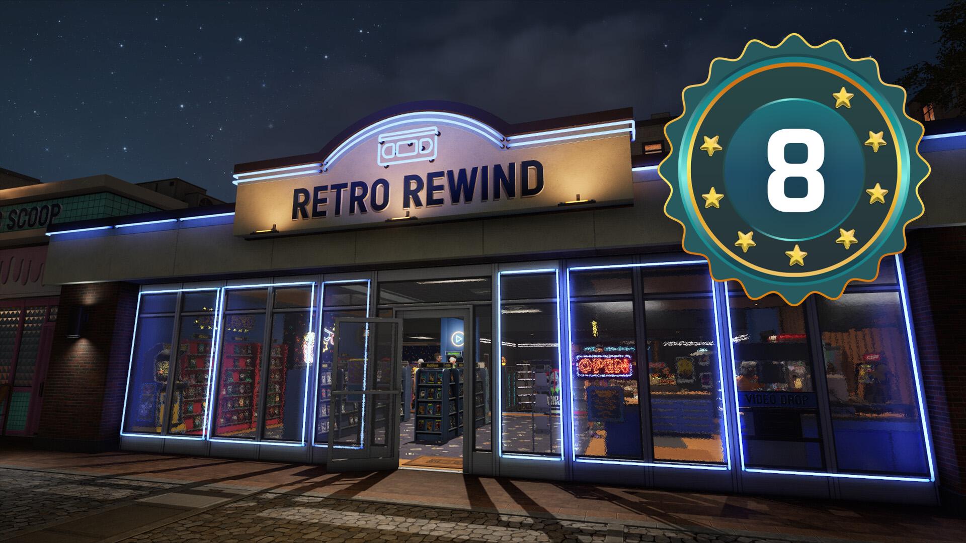 Retro Rewind Lets Players Open, Customize, and Run a Video Rental Store for Nostalgia