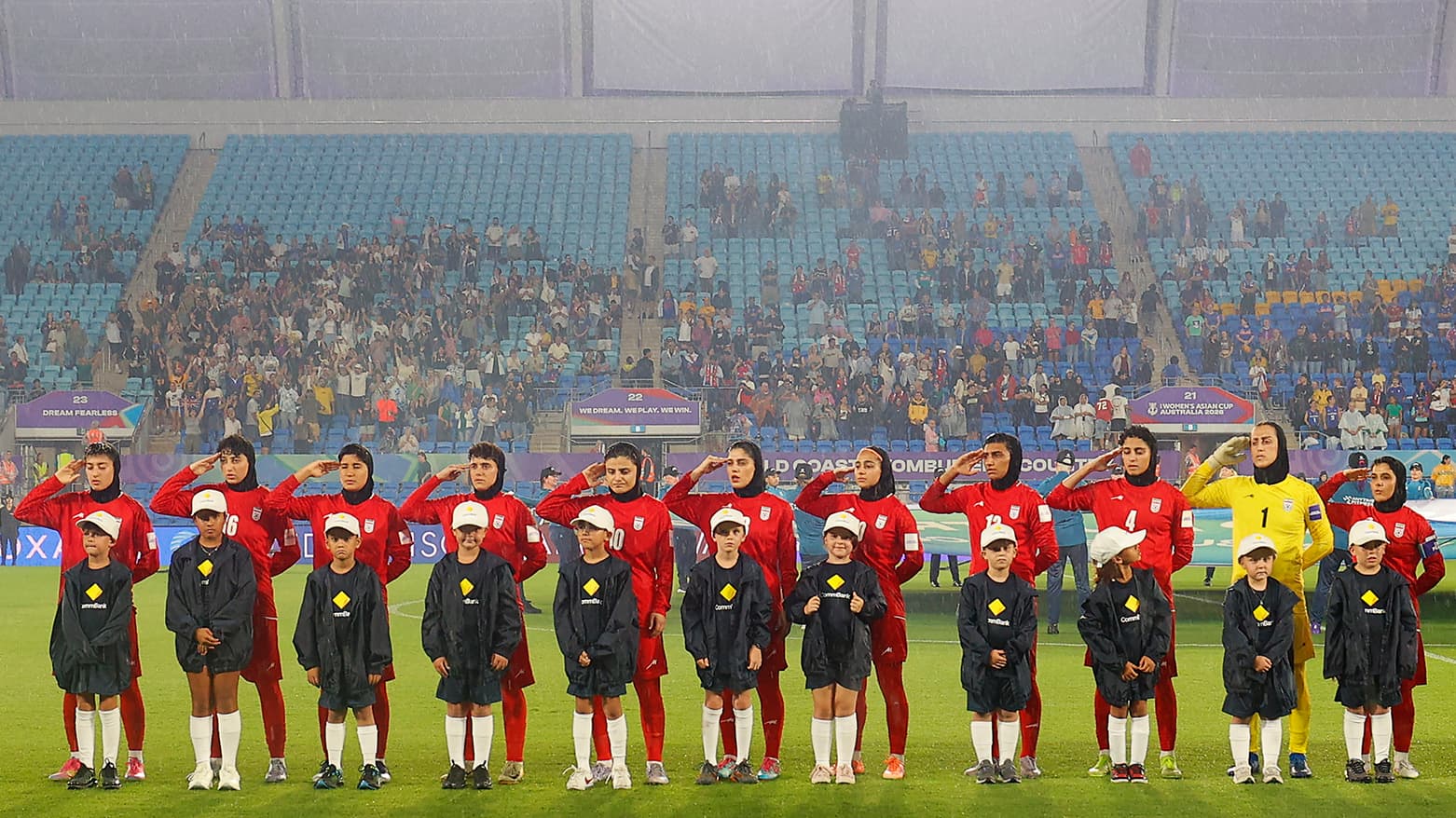 Iranian media label women's team 'wartime traitors', Iranian authorities may persecute players, FIFPRO warns