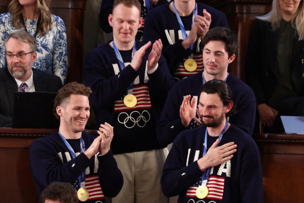 Trump Honors Olympic Hockey Team at SOTU, Awards Medal of Freedom