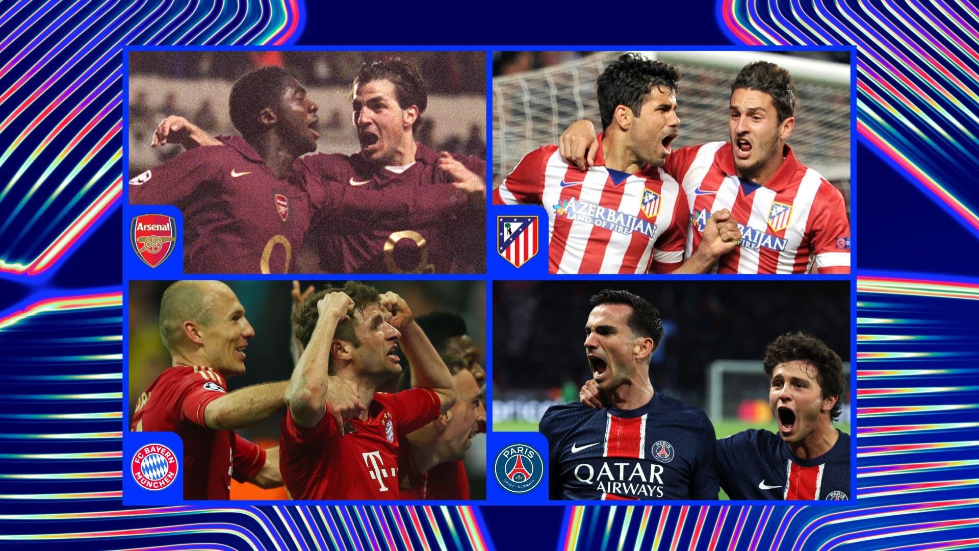 UEFA Champions League Semifinals Set: Paris Saint-Germain Face Bayern Munich, Atletico Madrid Play Arsenal