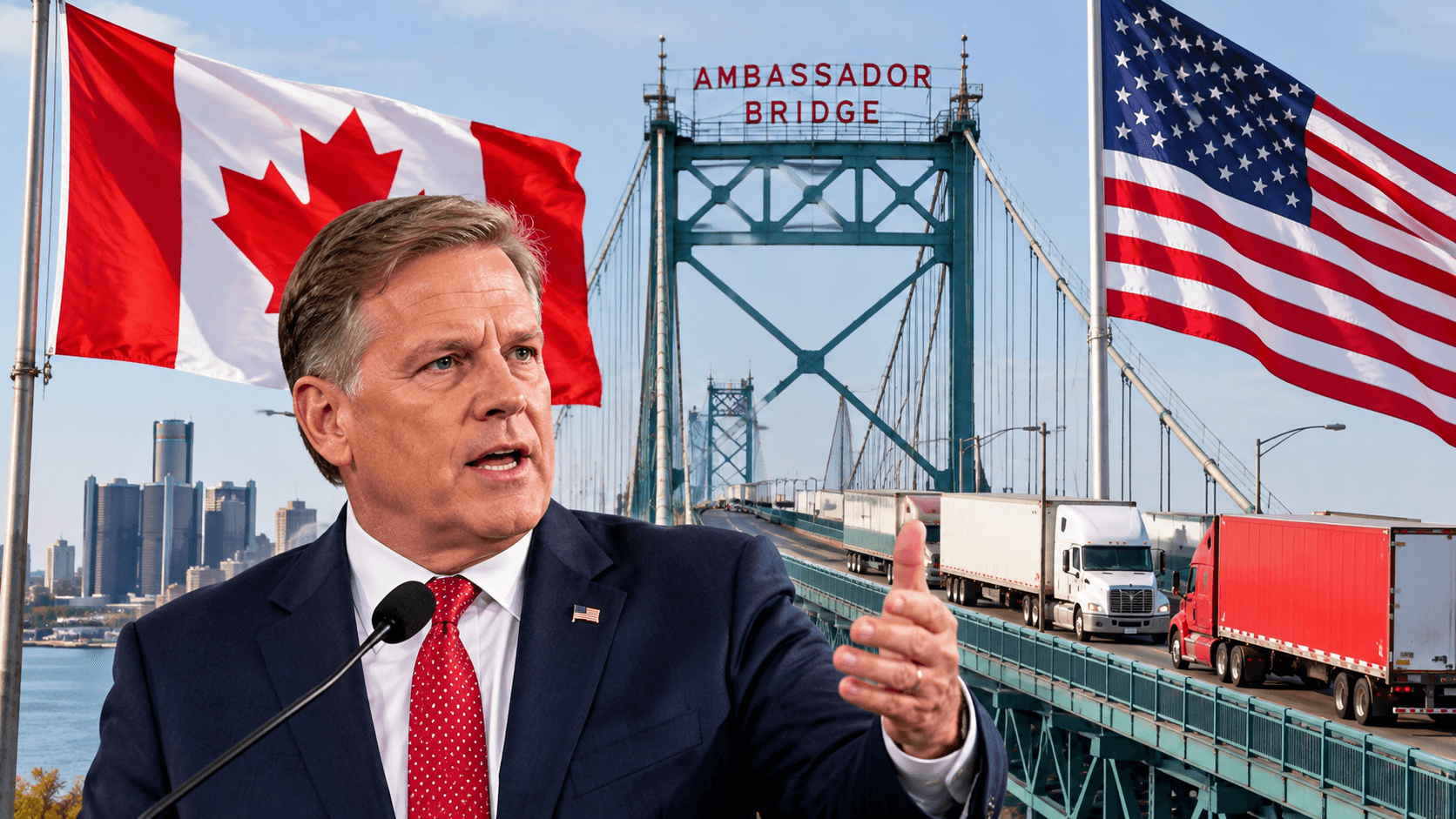 Mike Rogers Calls For Immediate End To U.S.-Canada Tariff War, Breaking With Donald Trump
