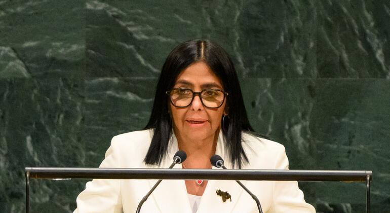 Delcy Rodríguez Promises Elections in Venezuela at UN, Defends US Oil Agreement