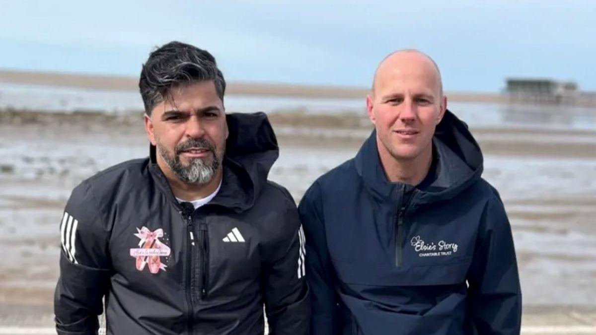 Sergio Aguiar and David Stancombe Run London Marathon Together In Memory Of Alice And Elsie