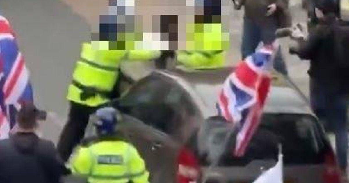 Far-Right British Group's Anti-Islam March in Manchester Sparks Counter-Protests