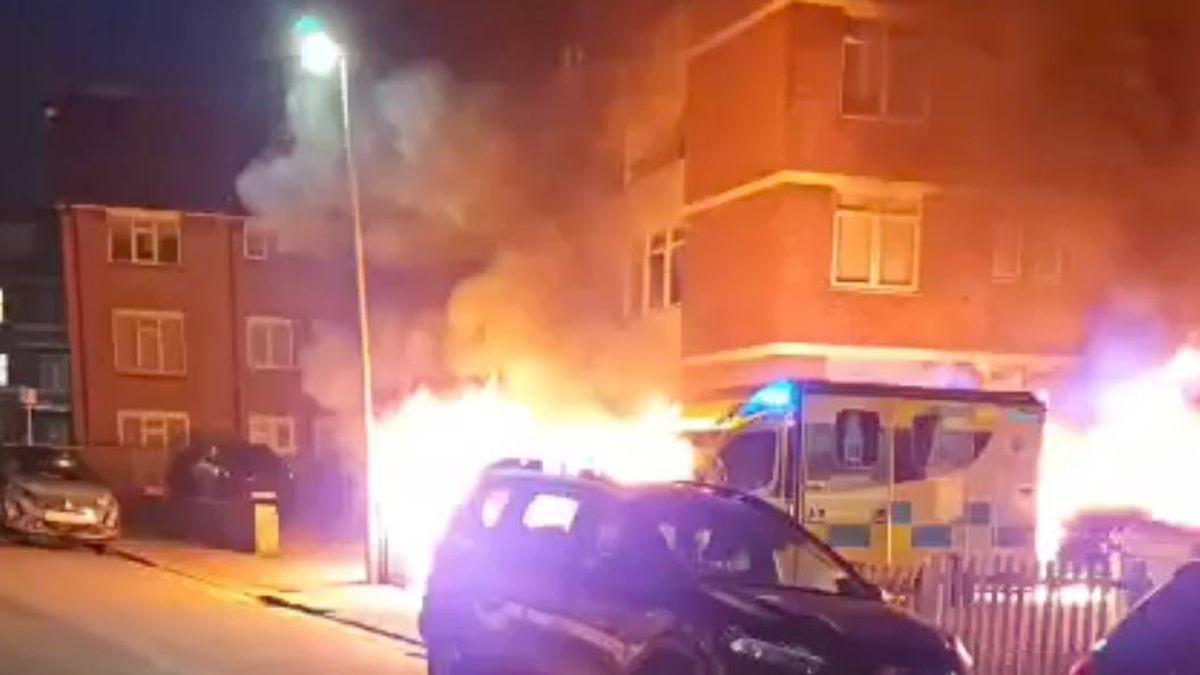 Police arrest two men over arson attack on Jewish ambulances in Golders Green