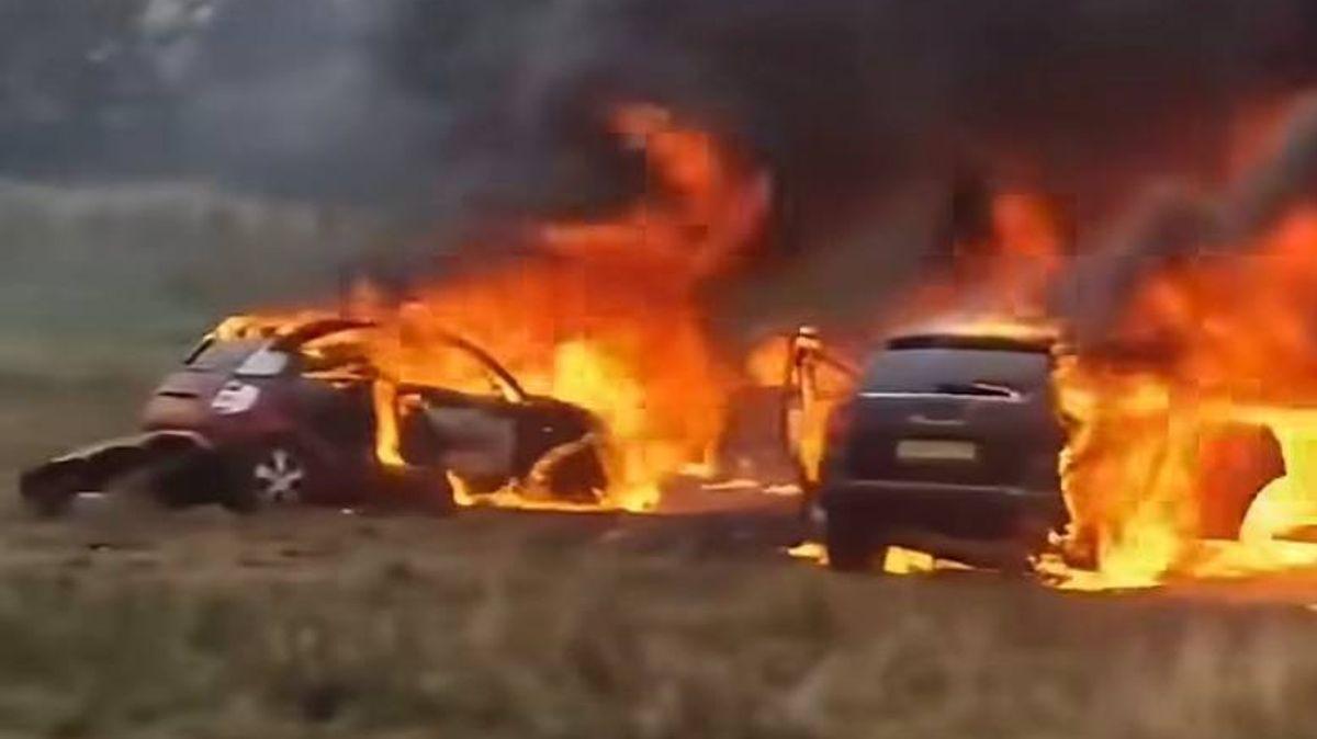 Durham Police Condemn Disorder at Michael Cahill Balloon Memorial as Five Vehicles Burn in Haswell