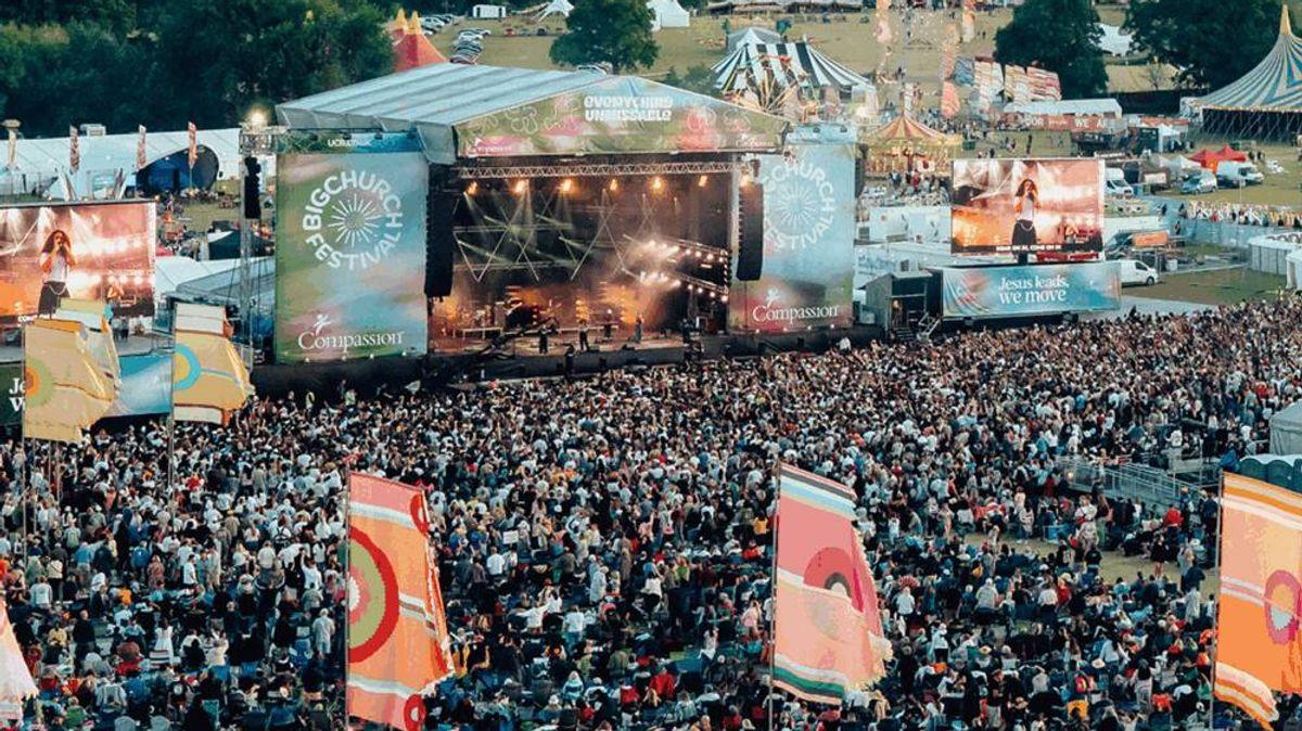 Six Injured After Sign Falls At Big Church Festival Near Steyning, West Sussex