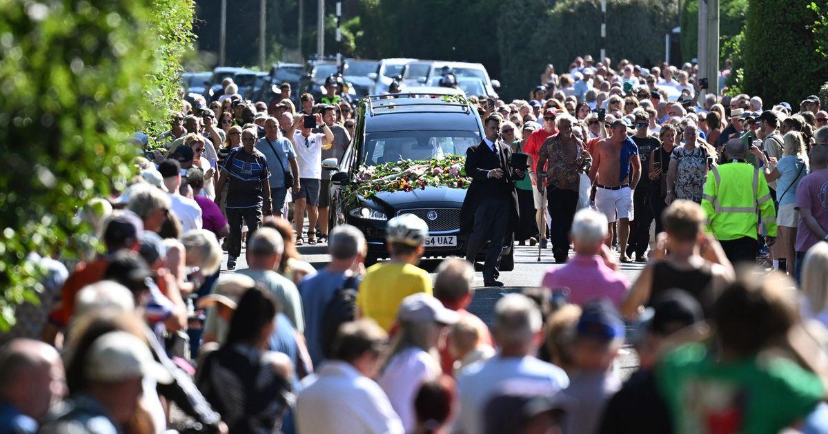 Thousands of Bonnie Tyler Fans Line Newton Road as Coffin Returns to Llwynderw Ahead of Monday Funeral