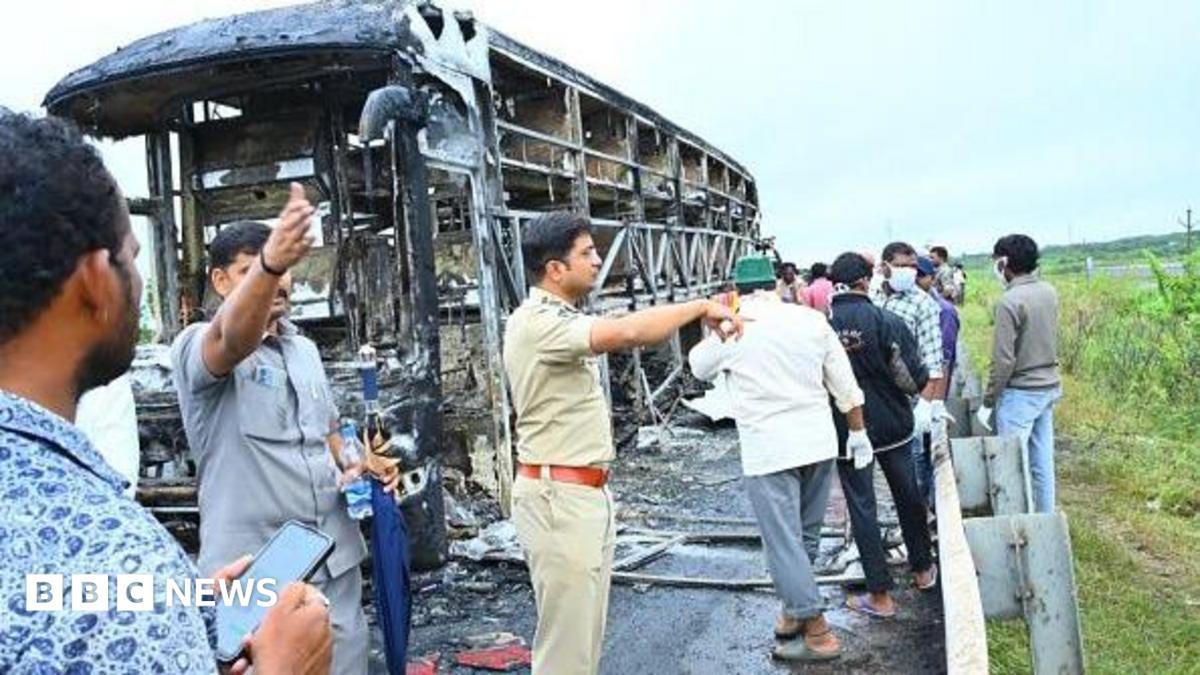 Smartphone Consignment Explodes and Intensifies Kurnool Bus Fire Killing 20