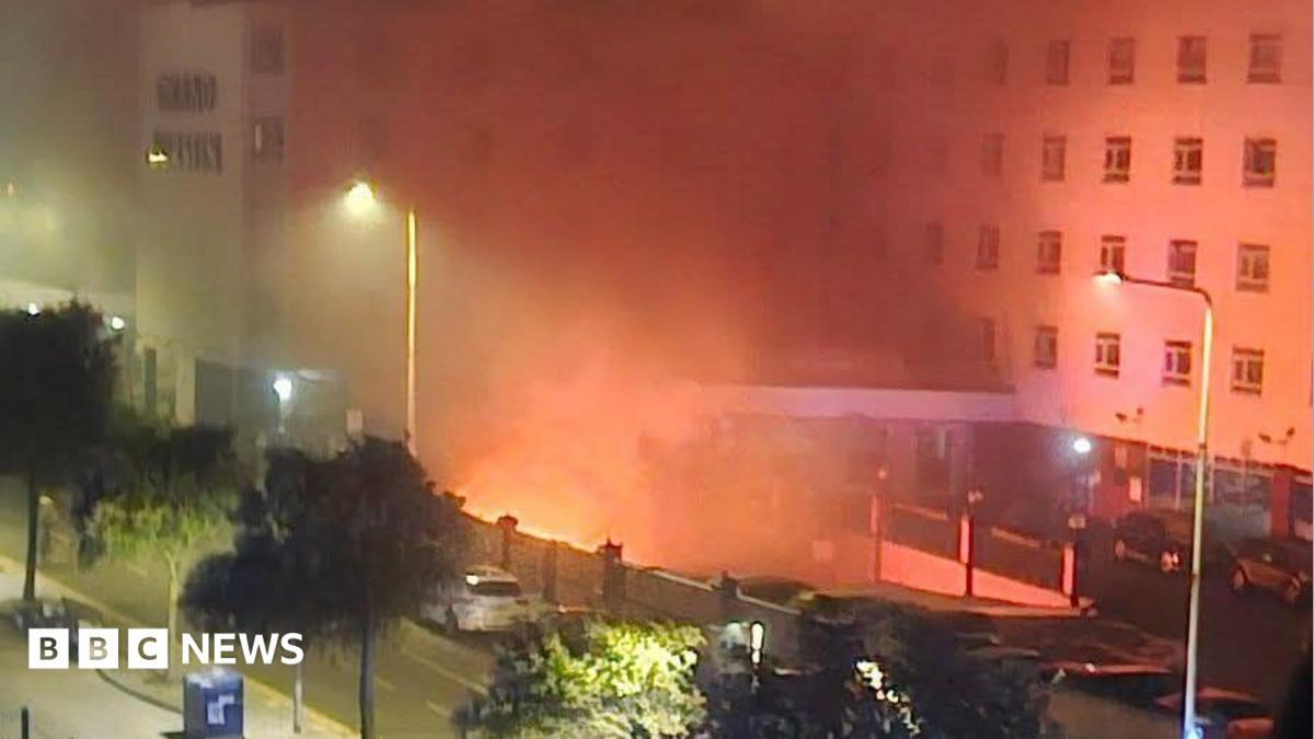 Kent Police Say Deliberately Caused Fire at Folkestone Grand Burstin Hotel Evacuated 280