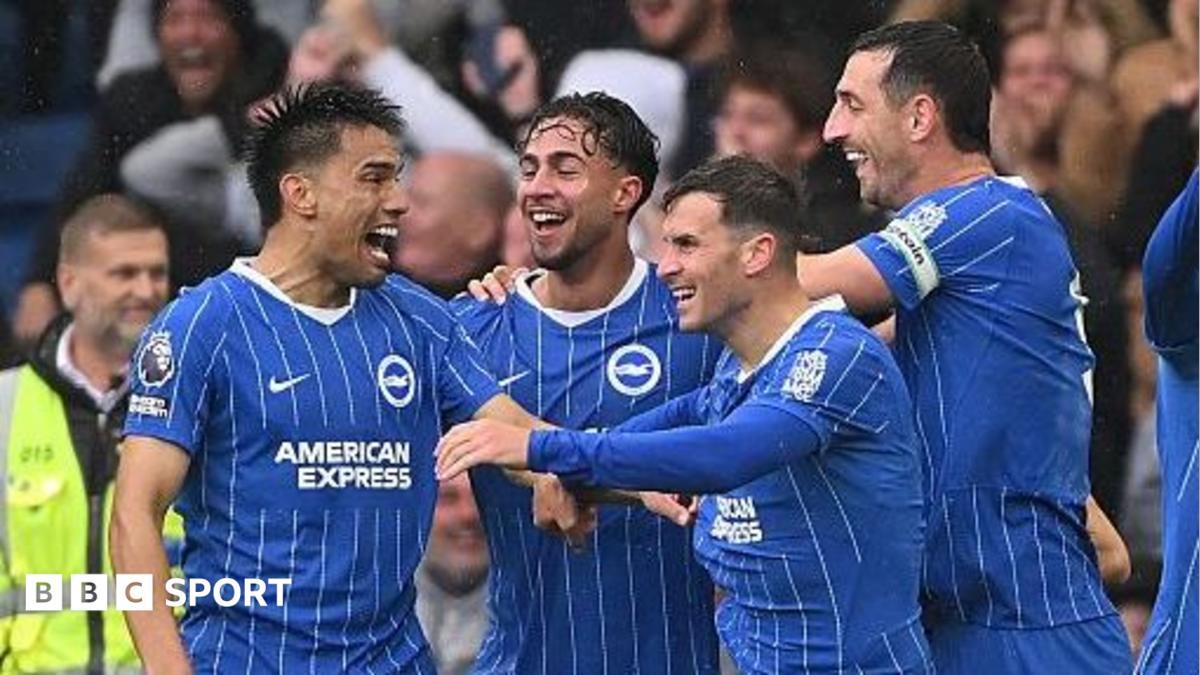 Brighton Demolish Crystal Palace 5-0 as Diego Gomez Scores Halfway-Line Wondergoal