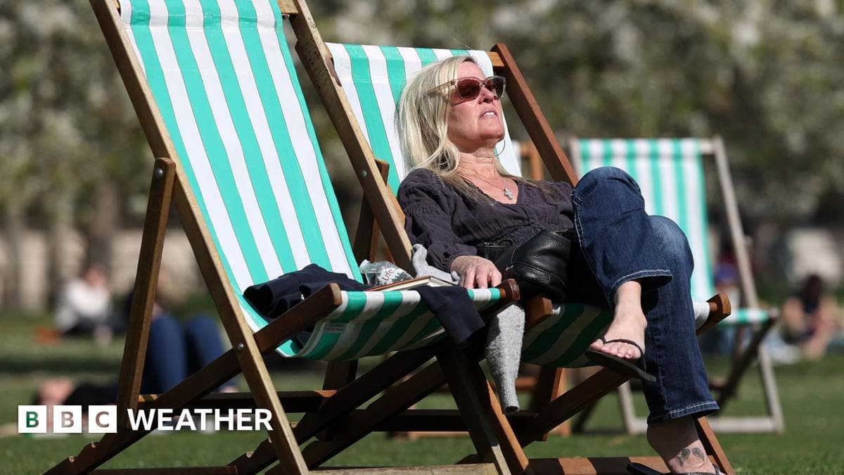 UK temperature reaches 21C in warmest day of year so far