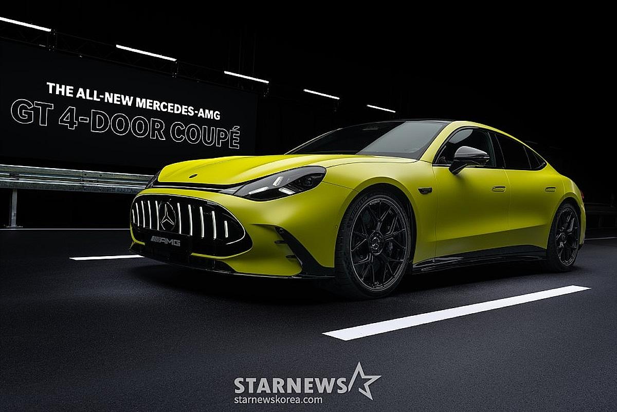 Mercedes-AMG Unveils All-Electric GT 4-Door Coupe With 1,153-HP Axial-Flux Motors
