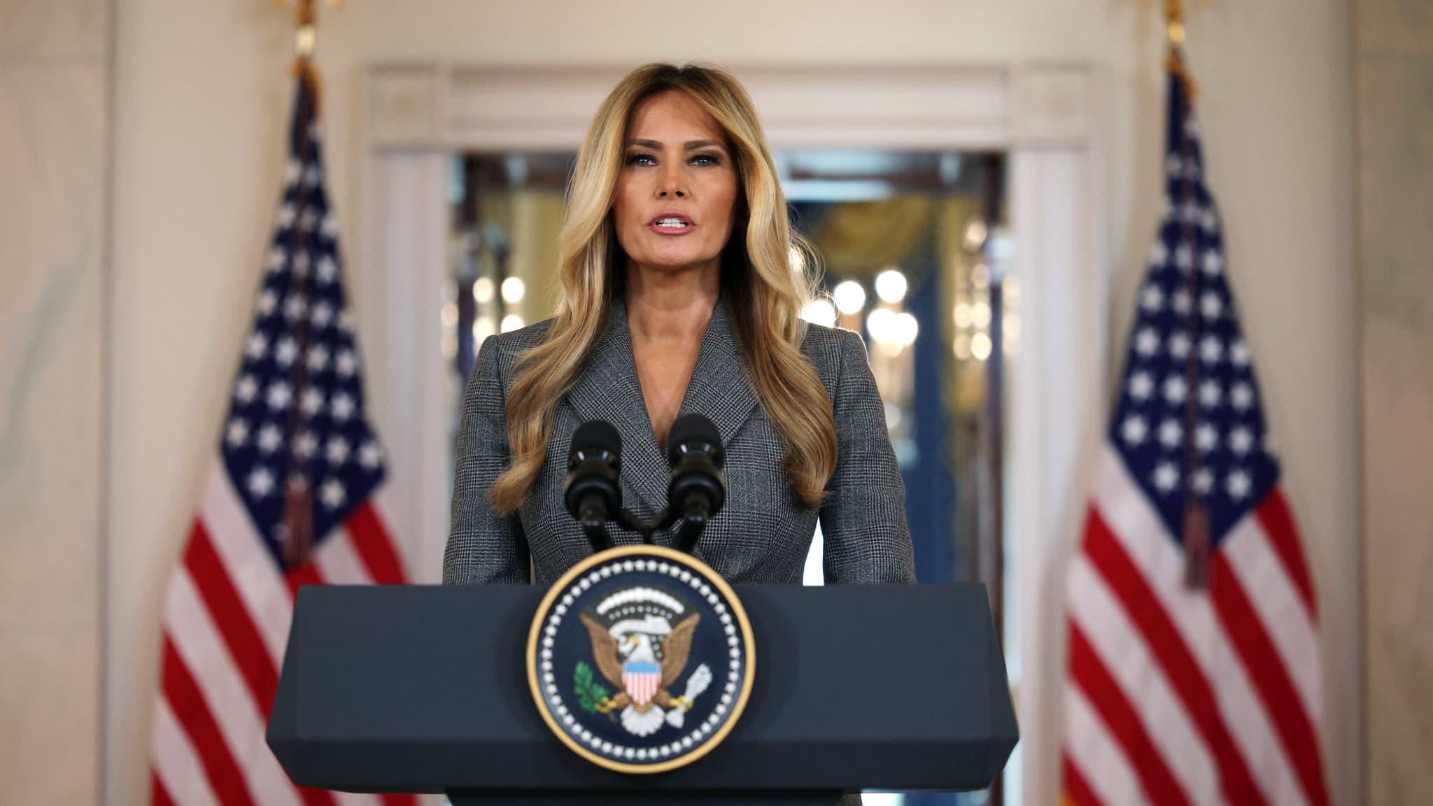 Melania Trump Denies Any Relationship With Jeffrey Epstein, Calls For Survivor Hearings