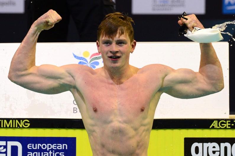 Adam Peaty Breaks World Record in 50-Meter Breaststroke at European Swimming Championships Semifinals