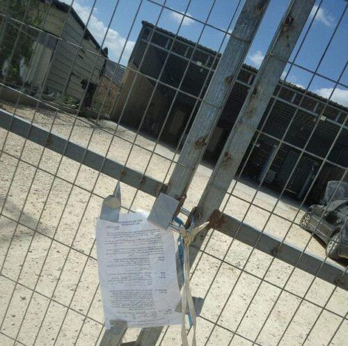 Israeli Forces Detain Three Palestinians, Issue Demolition Notices for Eight Shops Near Jenin