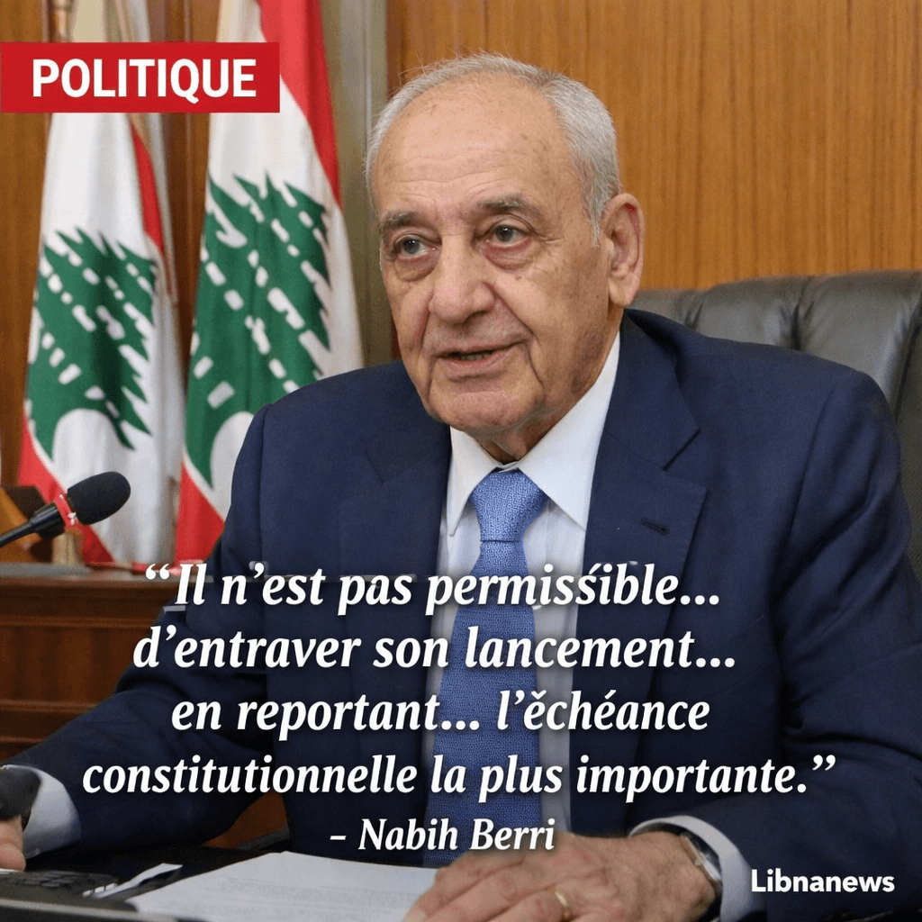 Nabih Berri Says Lebanon Will Hold Parliamentary Elections May 10 Despite Calls To Postpone