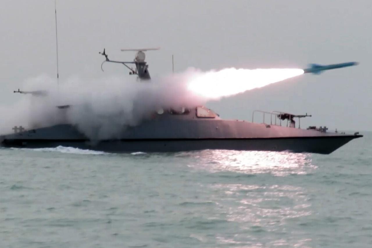 IRGC gunboat fires on container ship near Strait of Hormuz; UKMTO reports no radio warning