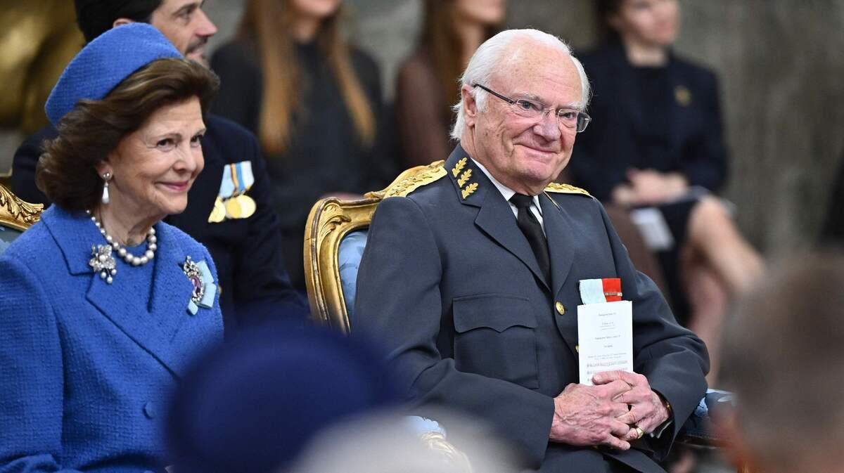 King Carl XVI Gustaf Marks 80th Birthday With Te Deum in Stockholm Royal Palace
