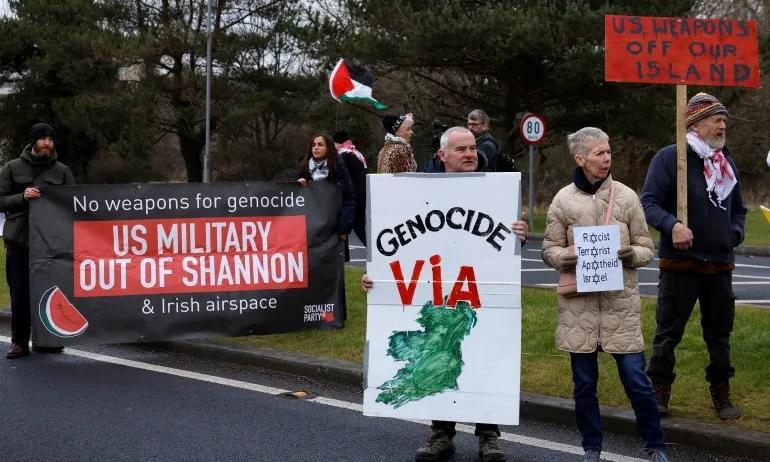 Ireland Allows US Military Transit Through Shannon, Prompting Activists To Ram Van Onto Runway