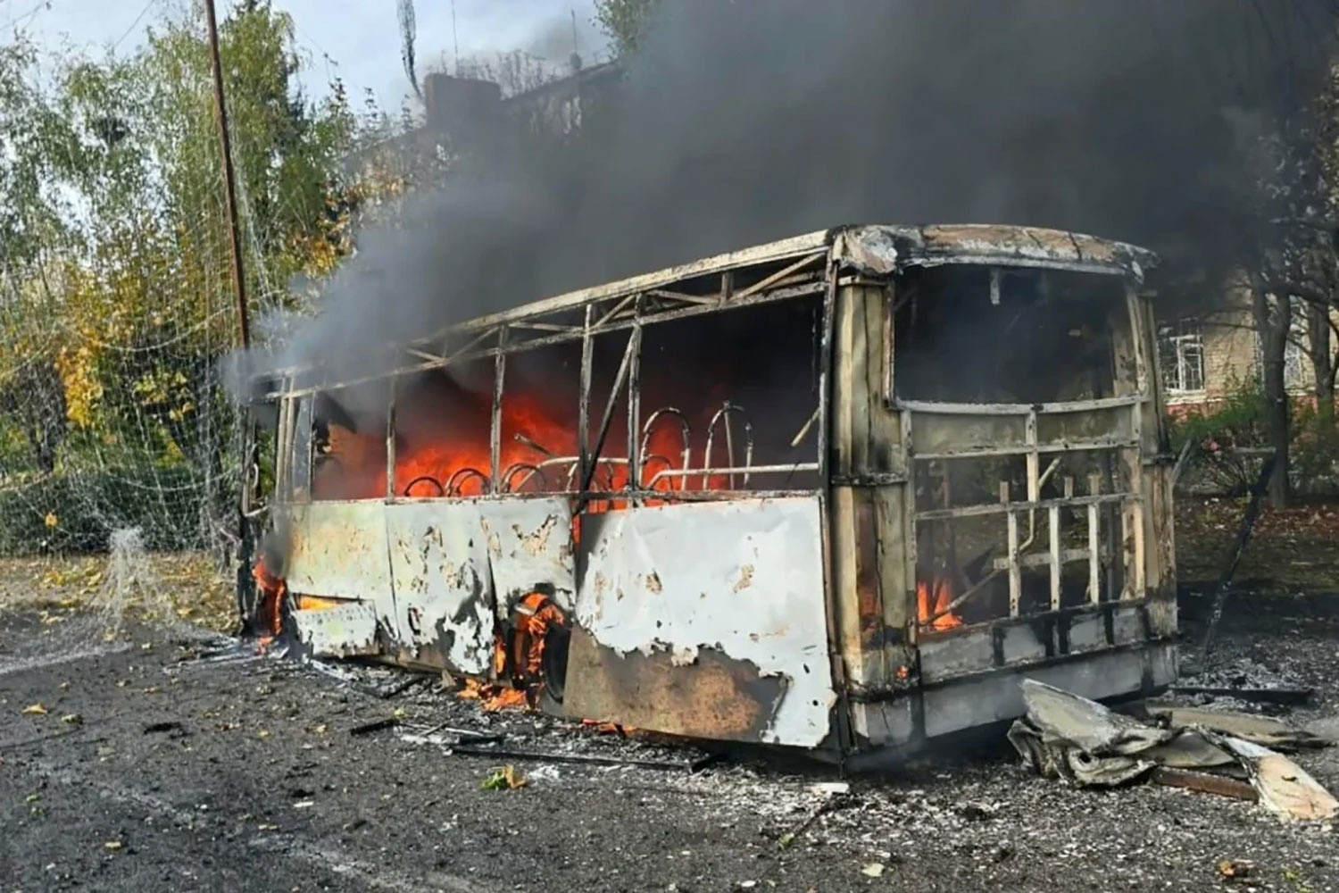 Russian Attack Kills At Least 33 On Two Buses In Kramatorsk