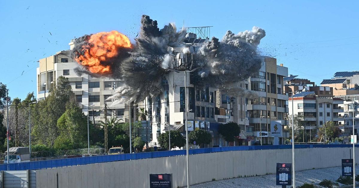 Israel Bombs Hezbollah Leader's Beirut Residence, Seven Killed in South Beirut