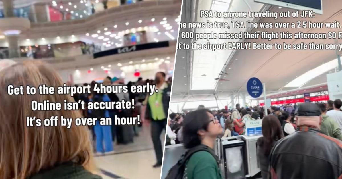 Airports Adjust Arrival-Time Guidance as TSA Chaos Continues