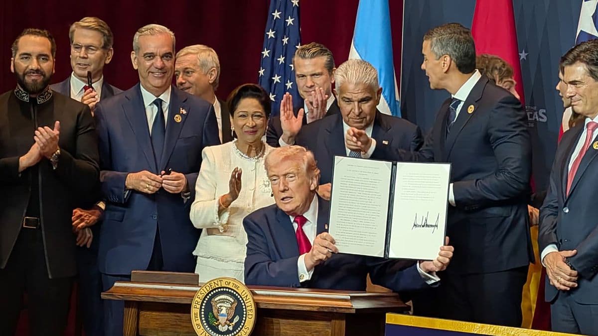 President Donald Trump Launches 'Shield of the Americas' Military Coalition To Attack Drug Cartels