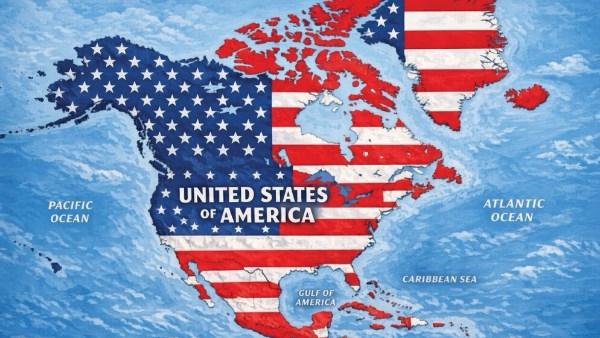 Donald Trump Posts Map Covering Mexico, Canada, Greenland, and Iceland With U.S. Flag