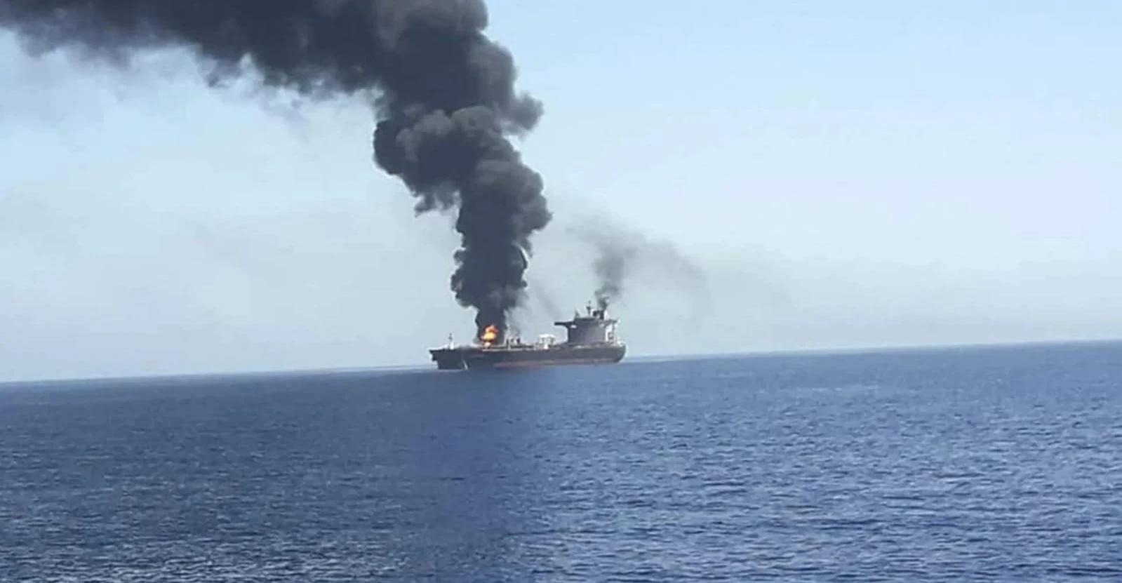 Unknown Projectile Strikes Oil Tanker in Strait of Hormuz Near Khasab, Oman