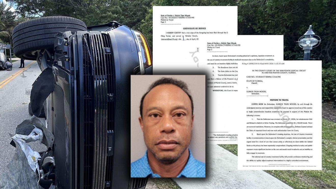 Judge Grants Tiger Woods Permission to Travel for Out-of-Country Treatment