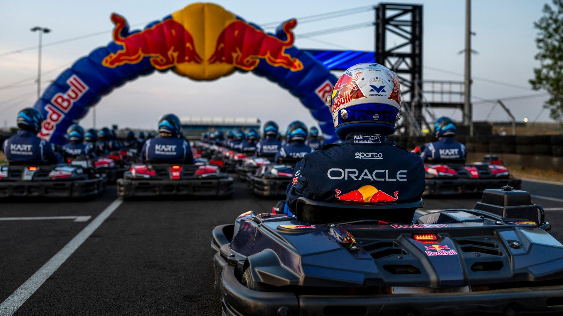Max Verstappen Overtakes 100 Drivers in Silverstone Karting Challenge “Max Vs 100”