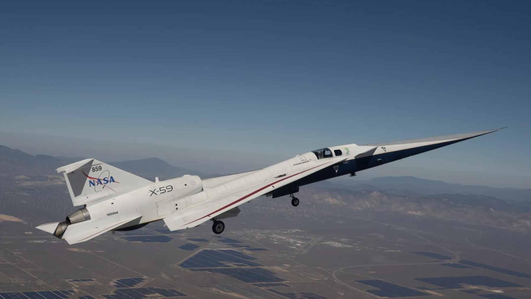 NASA’s X-59 “frankenjet” tests supersonic flight without the sonic boom