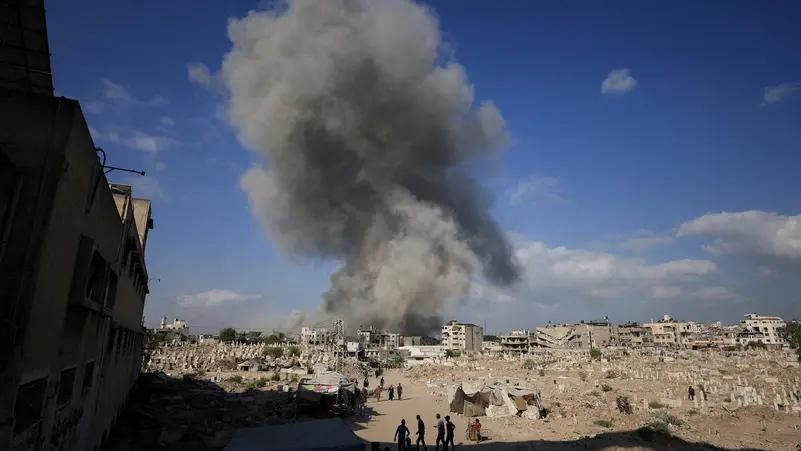 Palestinians Hold Funeral Prayers for 112 Killed in Israeli Bombing of Gaza Homes
